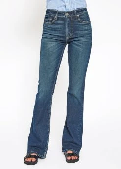 NOEND Denim Grace Flare Jeans In Greenwich