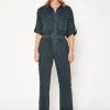 NOEND Denim Britt Elastic Waist Jumpsuit In Gaffney