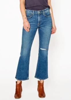 NOEND Denim Farrah Kick Flare Jeans In Hope