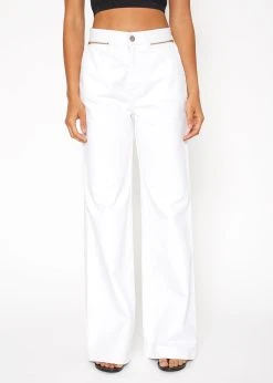 NOEND Denim Colette Zip Wide Leg Jeans