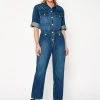 NOEND Denim Britt Elastic Waist Jumpsuit In Attleboro