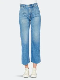 NOEND Denim Queen Wide Leg Crop Jeans In Lawrence