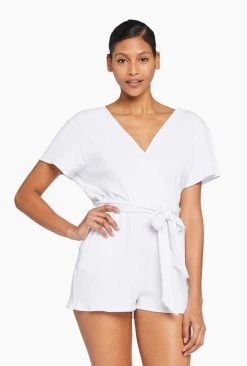 Vitamin A Logan Organic Rib Romper