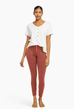 Vitamin A Thalia Legging - Copper Organic Rib