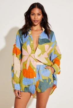 Vitamin A Tallows Linen Short - EcoLinen Matisse