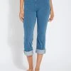 Lysse Cool-ing Crop Boyfriend Denim (Plus Size)