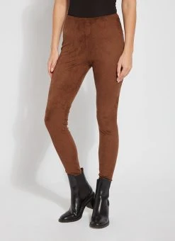 Lysse Hi Waist Suede Legging (28" Inseam)