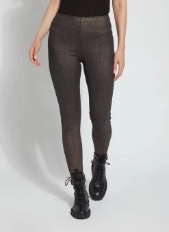 Lysse Metallic Coated Toothpick Denim (28.5" Inseam)