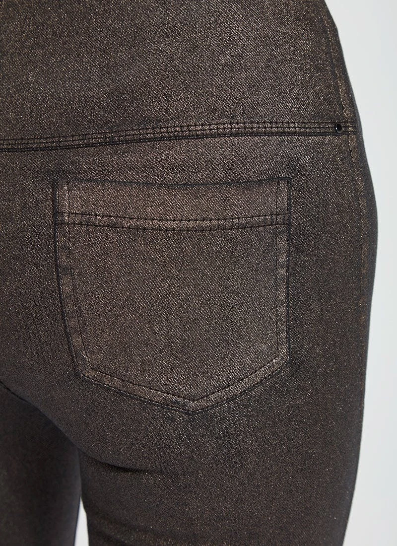 Lysse Metallic Coated Toothpick Denim (28.5" Inseam) - Image 5