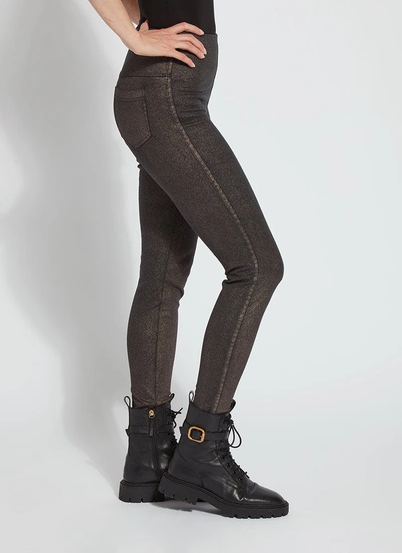 Lysse Metallic Coated Toothpick Denim (28.5" Inseam) - Image 6