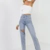 Grey Lab Asymmetric Wrap Jeans