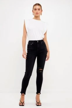 Endless Rose Destroyed Skinny Jeans