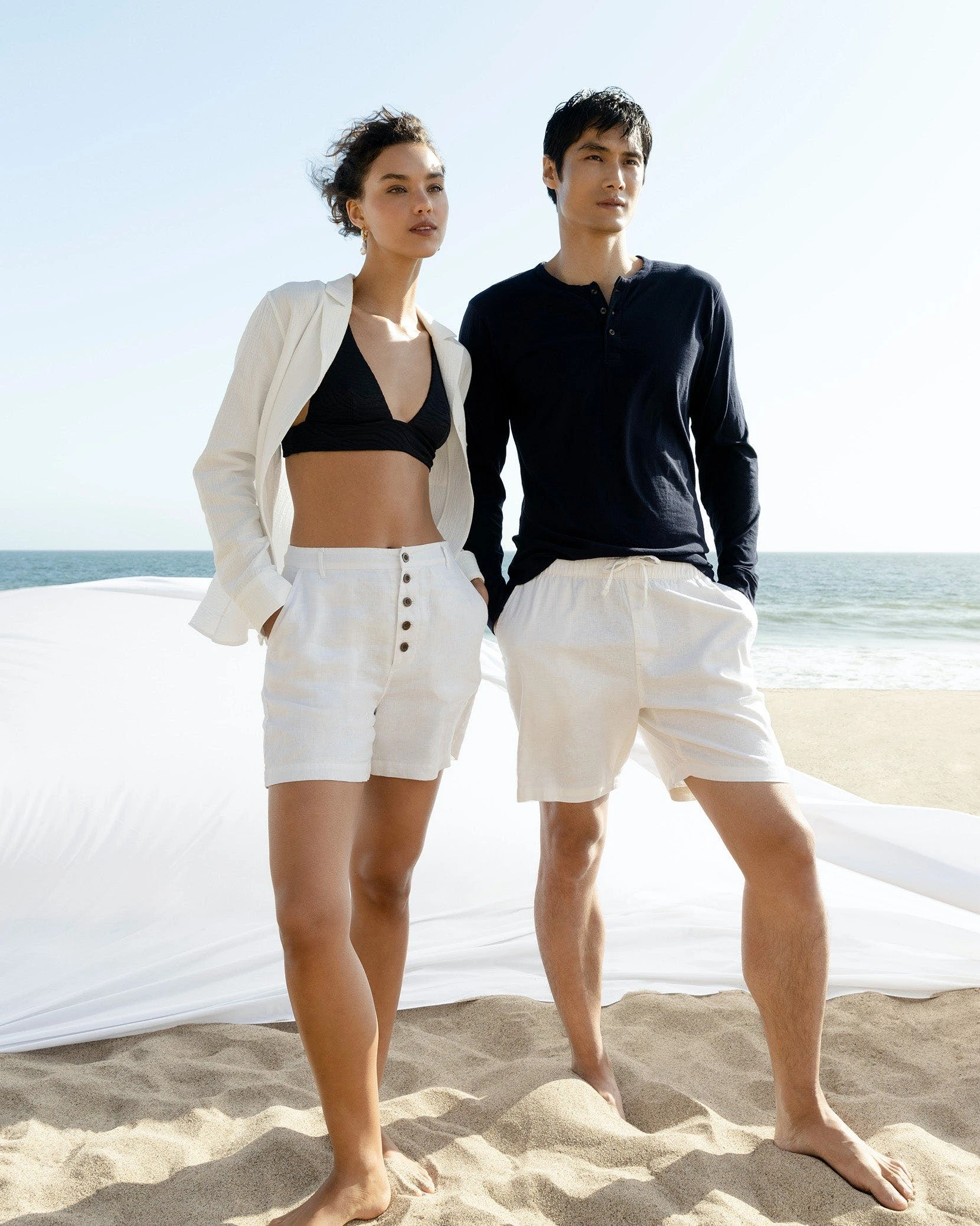 Onia Linen Boyfriend Short - Image 9