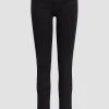Hudson Jeans Nico Mid-Rise Straight Jean - Black