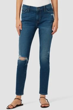 Hudson Jeans Natalie Mid-Rise Skinny Ankle Jean - Mercury