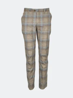 Lords Of Harlech Of Harlech Jack Lux Tartan Camel Pants
