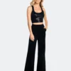 Dress The Population Classic Wide Leg - Black