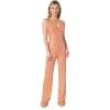 Dress The Population Charlie Jumpsuit - Apricot Multi