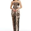 Dress The Population Andy Jumpsuit - Gold