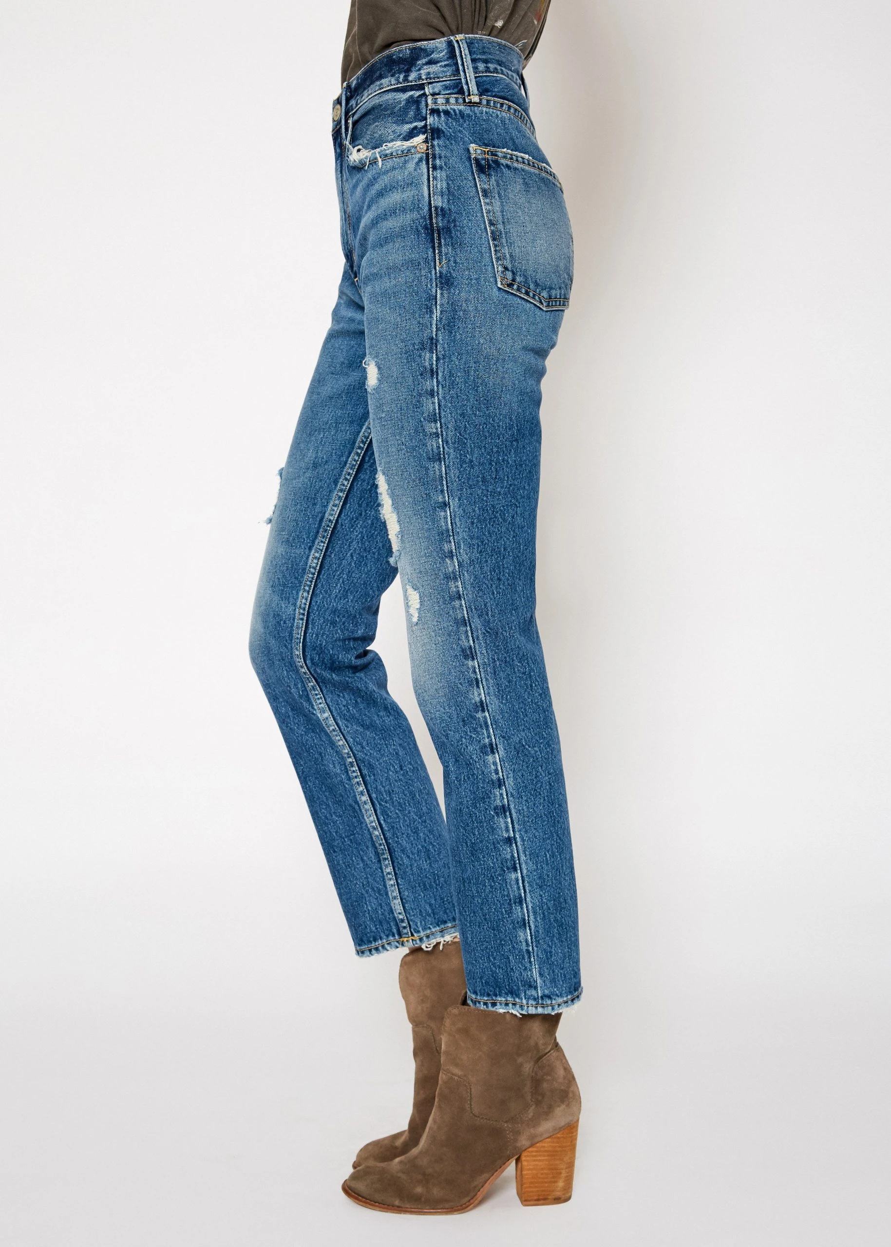 NOEND Denim Claude High Rise Straight Jeans - Image 3