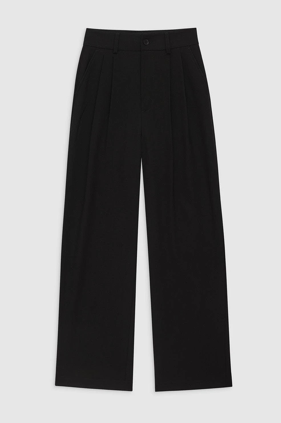 ANINE BING Carrie Pant - Black Twill - Image 4