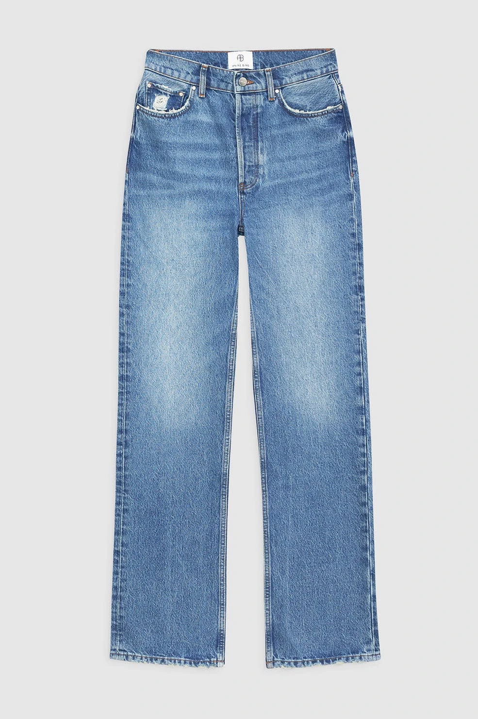 ANINE BING Kat Jean - Aqua Blue - Image 3