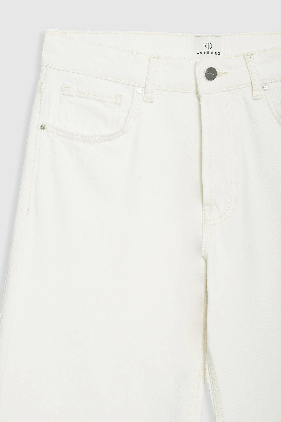 ANINE BING Hugh Jean - Ivory - Image 4