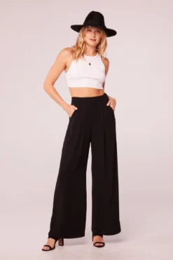 B.O.G. Collective Ria Black Wide Leg Pants