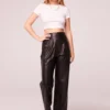 B.O.G. Collective Rock Goddess Black Faux Leather Pants