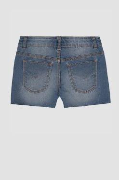 Hudson Jeans Cut-Off Side Vent Short - True Blue
