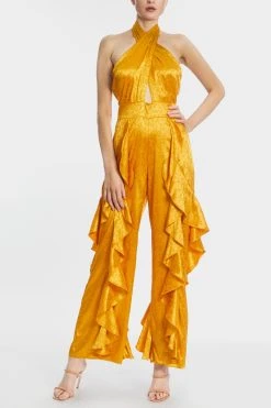 ONE33 SOCIAL The Merk Mango Jumpsuit