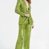 ONE33 SOCIAL The Starling - Lime Sequin Pant