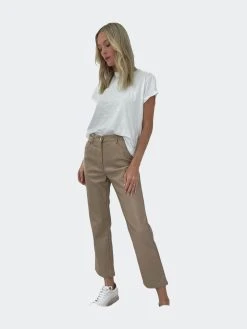 Six Fifty Ricki Crop Pant - Taupe