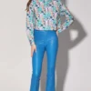 Walter Baker Lori Pant, Bright Blue - Stretch Leather