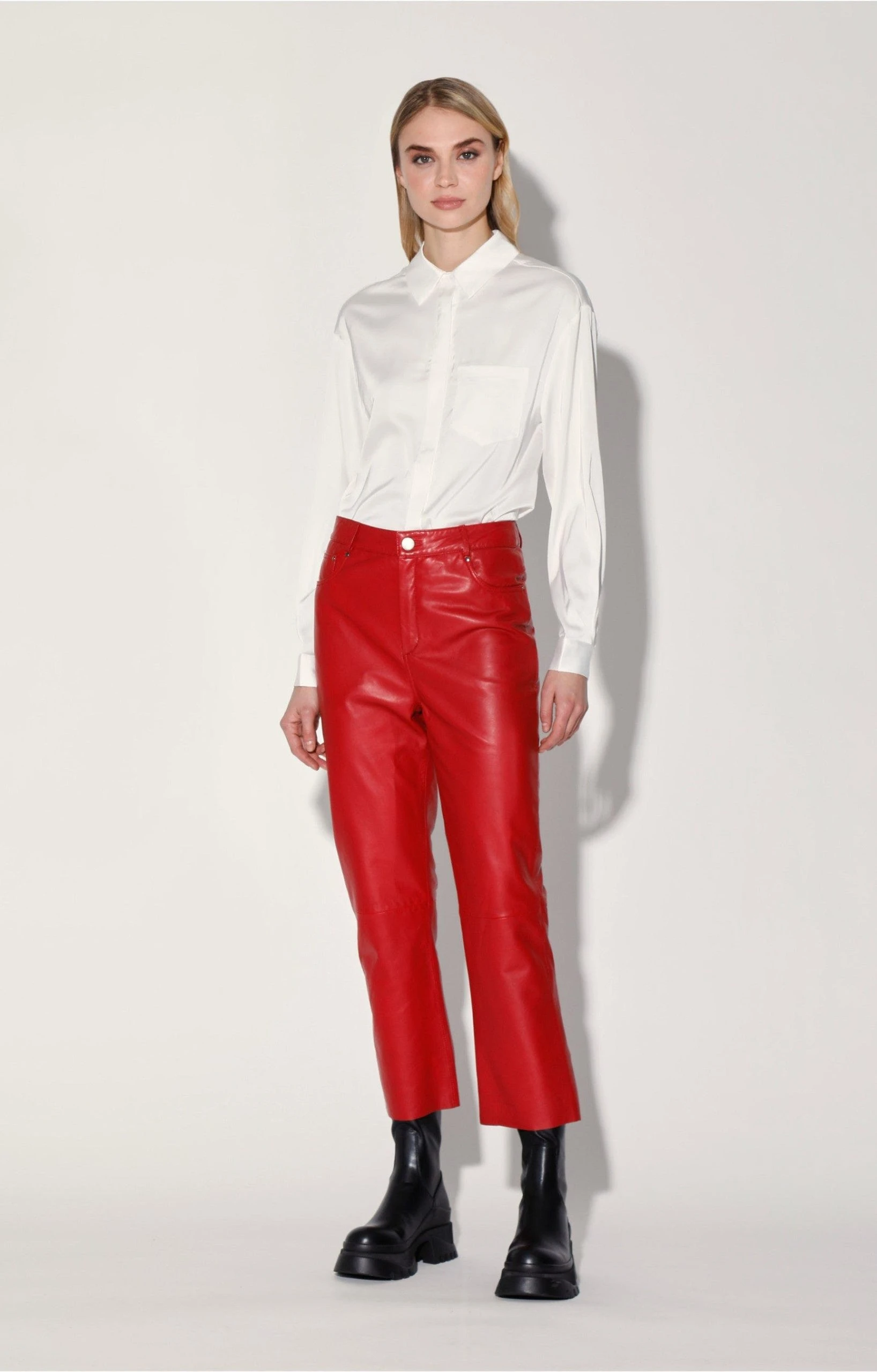 Walter Baker Selma Pant, Red - Image 2