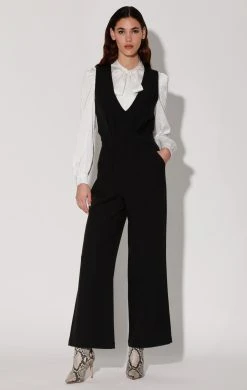 Walter Baker Ava Jumpsuit, Black - Suiting