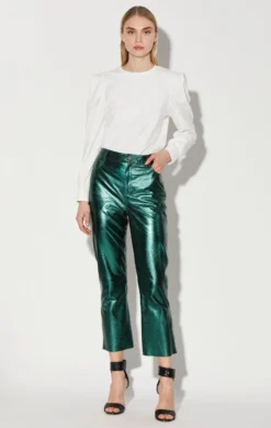 Walter Baker Selma Pant, Emerald Metallic