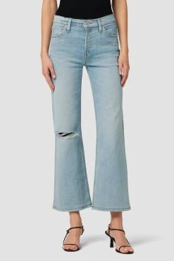 Hudson Jeans Rosie High-Rise Wide Leg Ankle Jean - Memory