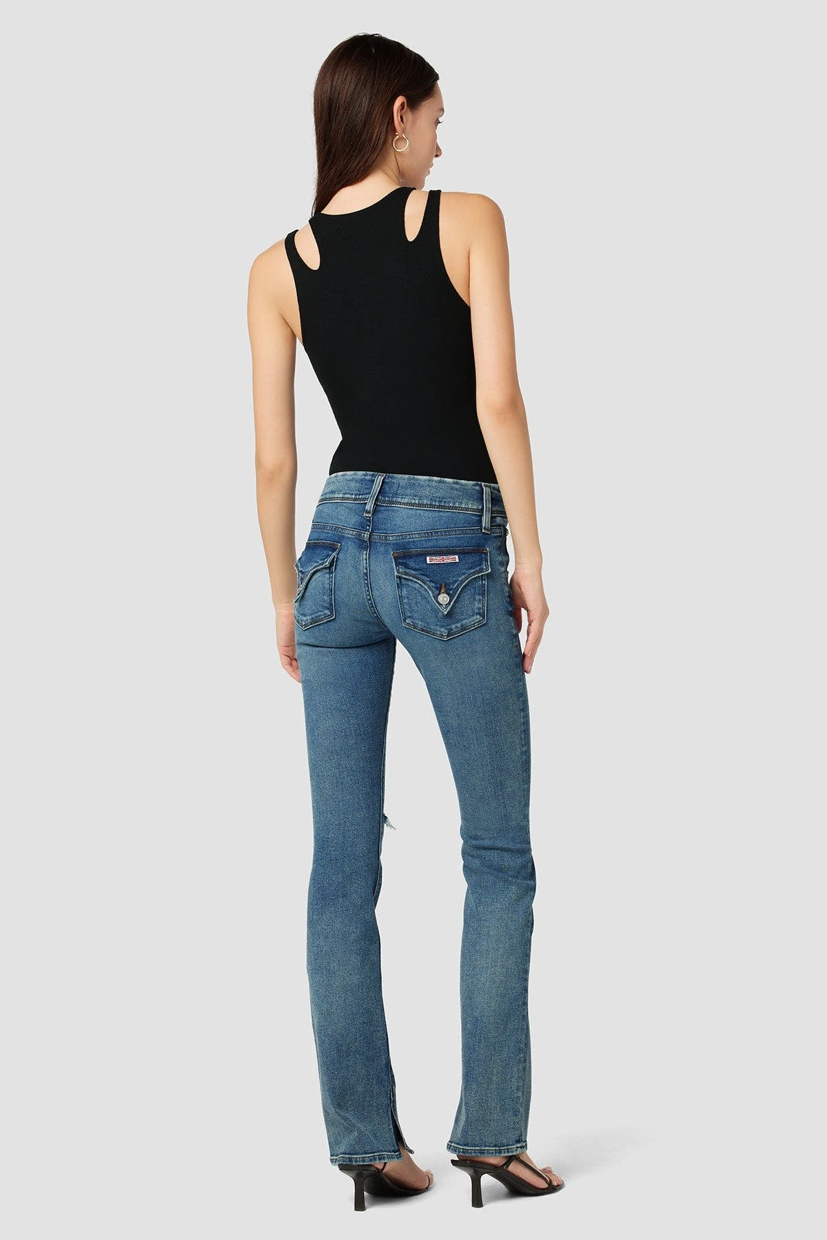 Hudson Jeans Beth Mid-Rise Baby Bootcut Jean With Slit Hem - Image 8