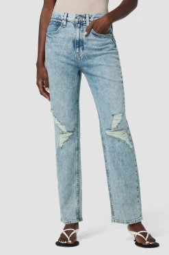 Hudson Jeans Igh-Rise Straight Loose Fit Jean - Heartbeats