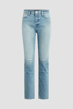 Hudson Jeans Lly High-Rise Straight Ankle Jean - Sunshine
