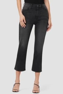Hudson Jeans Noa High-Rise Straight Crop Jean - Twin Flame