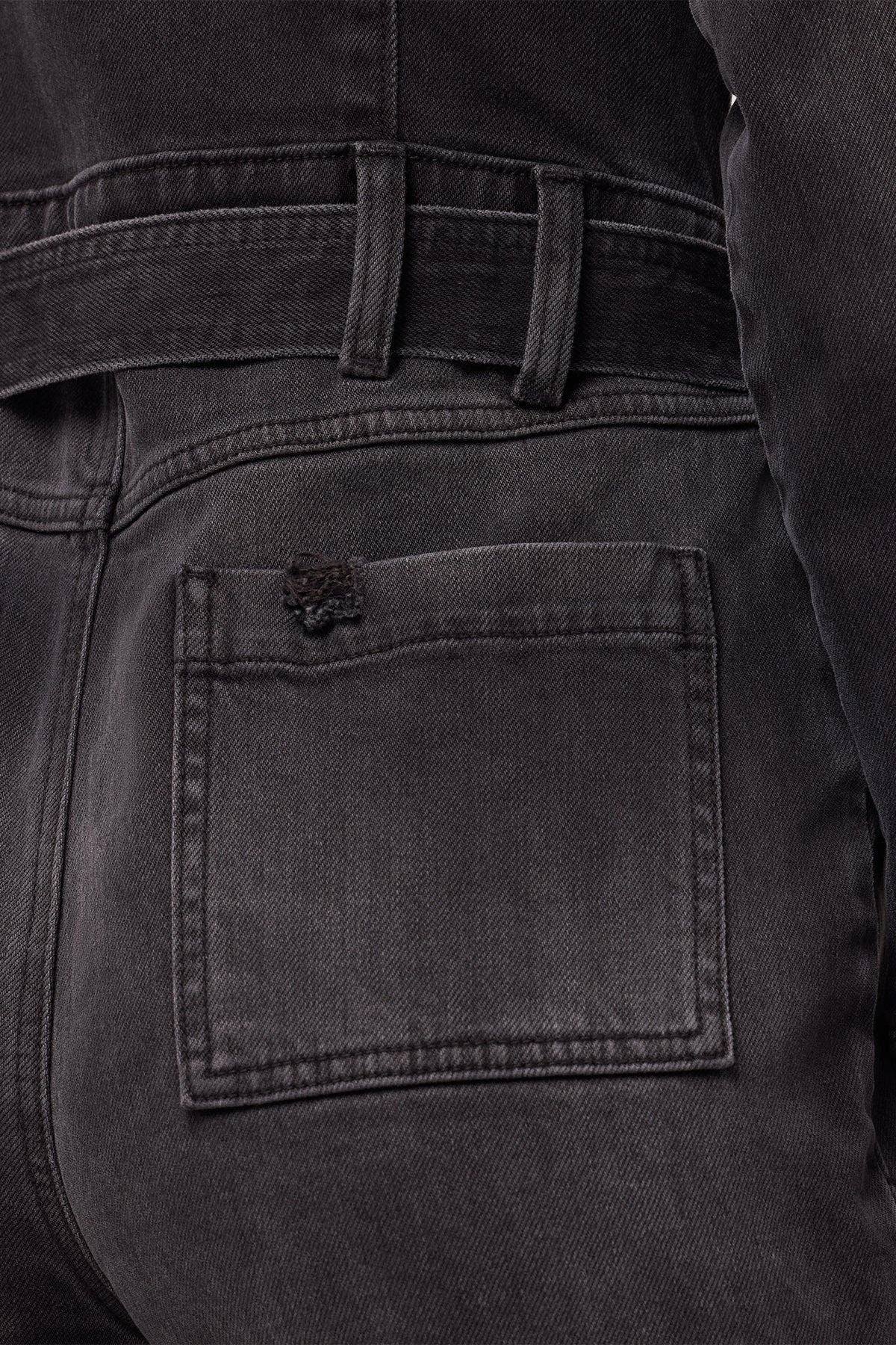 Hudson Jeans Utility Jumpsuit - Washed Black - Image 4