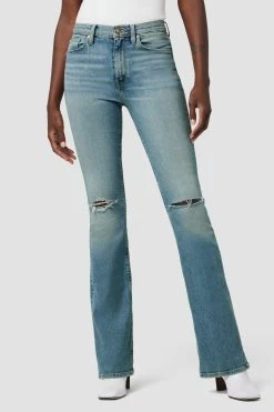 Hudson Jeans Barbara High-Rise Bootcut Jean - Royalty