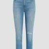 Hudson Jeans Blair High-Rise Straight Crop Jean - Pollie
