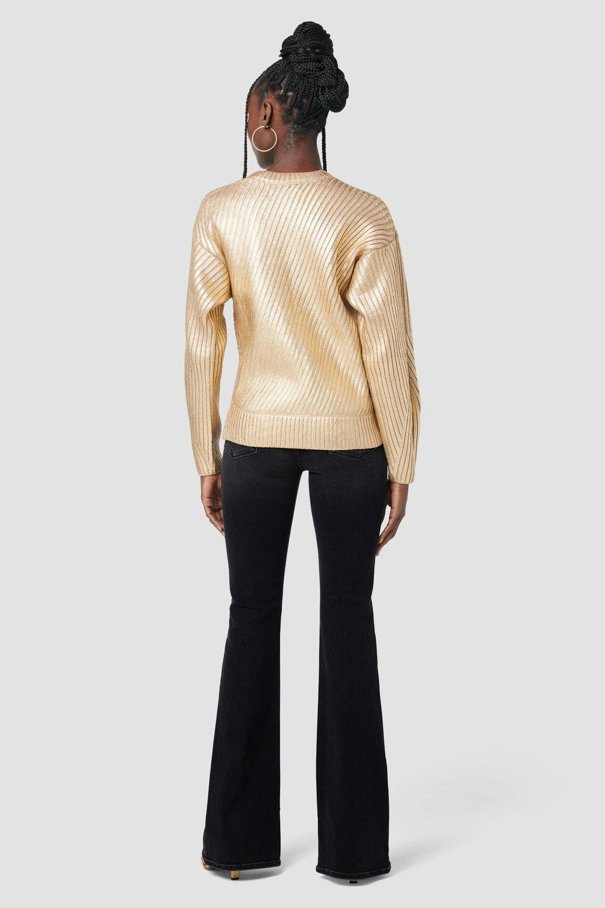 Hudson Jeans Barbara High-Rise Bootcut Jean - Night Sky - Image 7