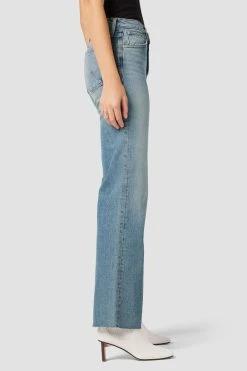 Hudson Jeans Rosie High-Rise Wide Leg Jean - Celestial
