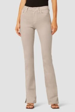Hudson Jeans Barbara High-Rise Bootcut Jean - Coated Moonrock