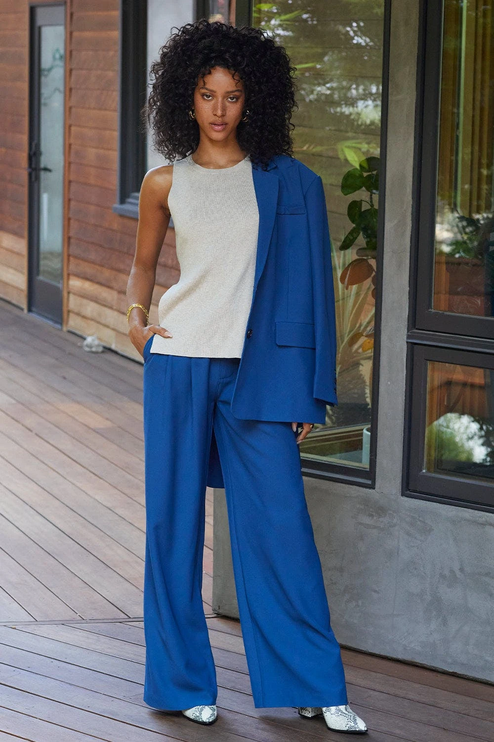 Crescent Suki Wide Leg Trousers - Image 5