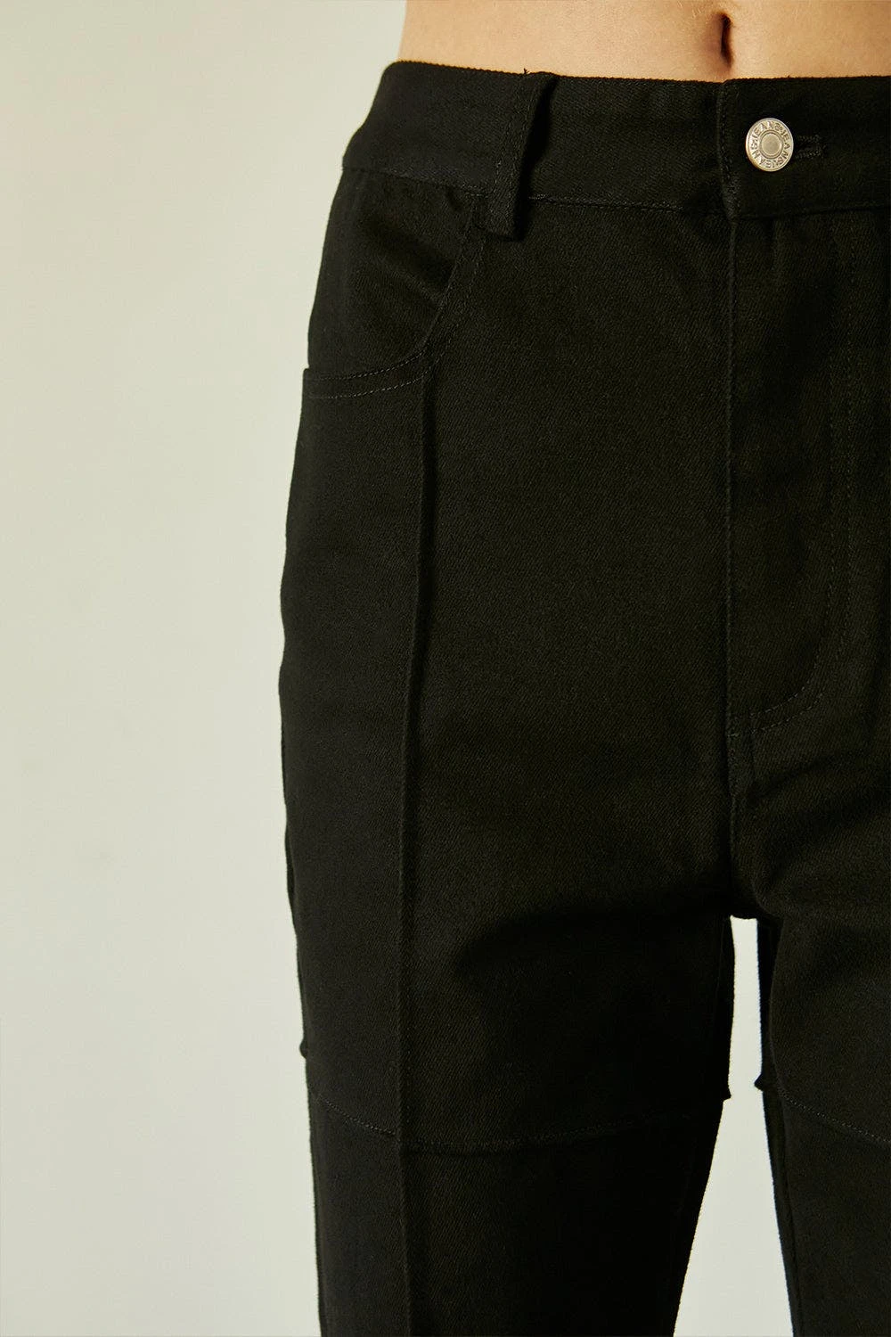 Crescent Alexia Seam Detail Denim Pants - Image 7